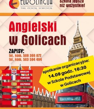 spotkanie organizacyjne - język angielski w Golicach - Eurolingua