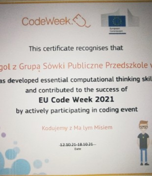 Code Week 2021 (ZO Golice)